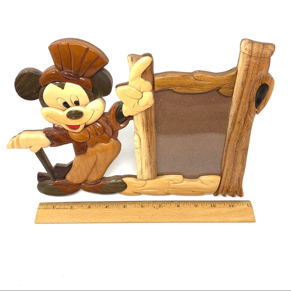 MICKEY MOUSE picture frame, approx 4”x6” - Picture 4 of 8